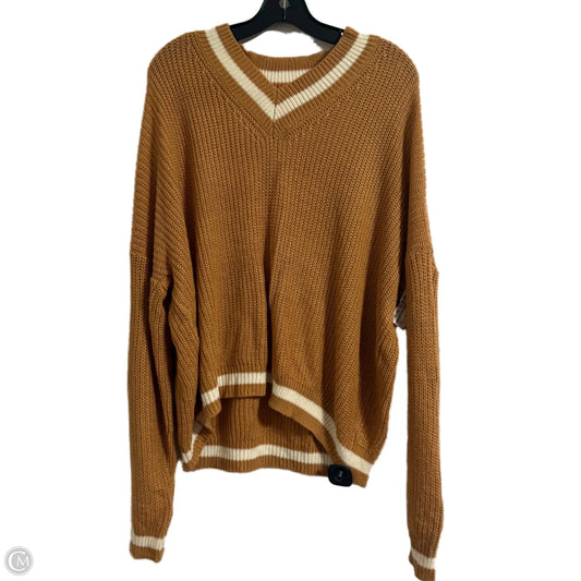 Sweater By Clothes Mentor In Brown, Size: M