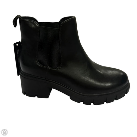Boots Ankle Heels By Clothes Mentor In Black, Size: 8.5