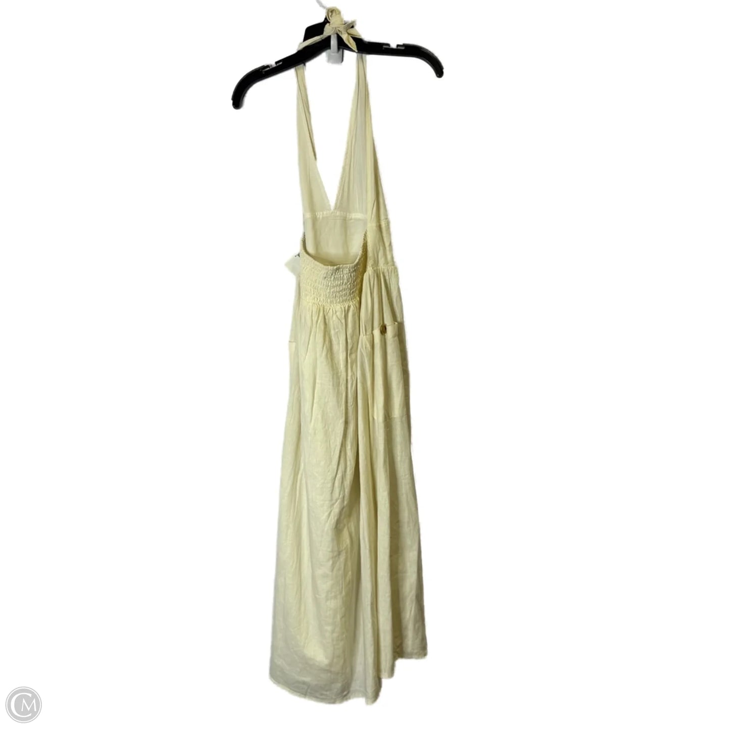 Dress Casual Maxi By Urban Outfitters In Cream, Size: M