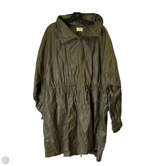 Jacket Moto By Clothes Mentor In Bronze, Size: 4