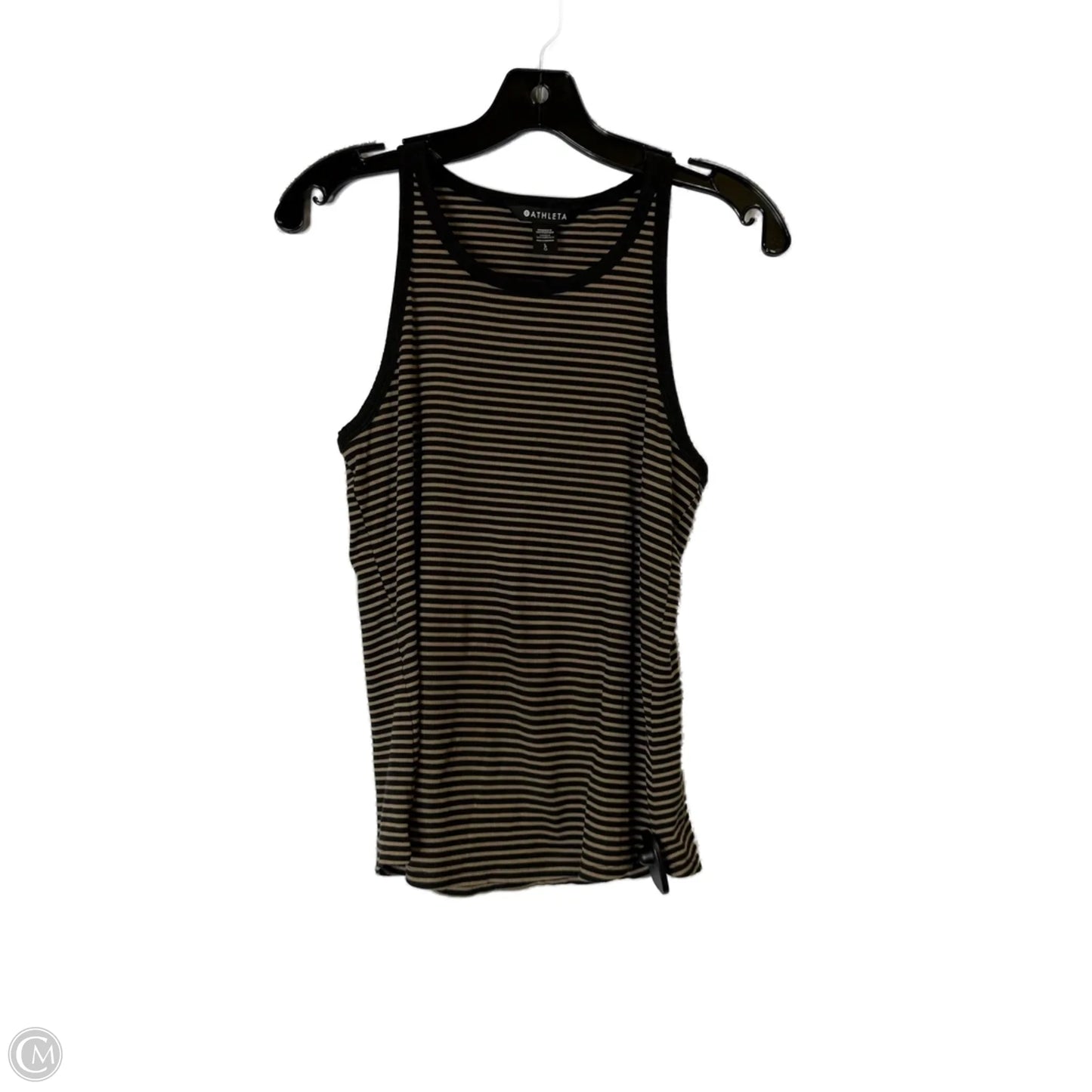 Athletic Tank Top By Athleta In Striped Pattern, Size: L