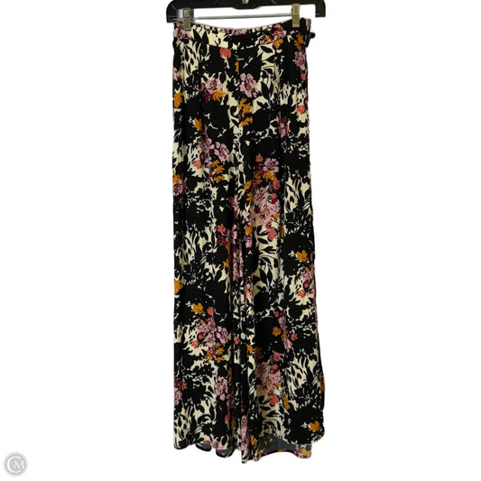 Pants Wide Leg By Free People In Floral Print, Size: Xs