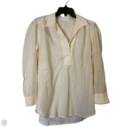 Top Long Sleeve By Mng In Peach, Size: 4