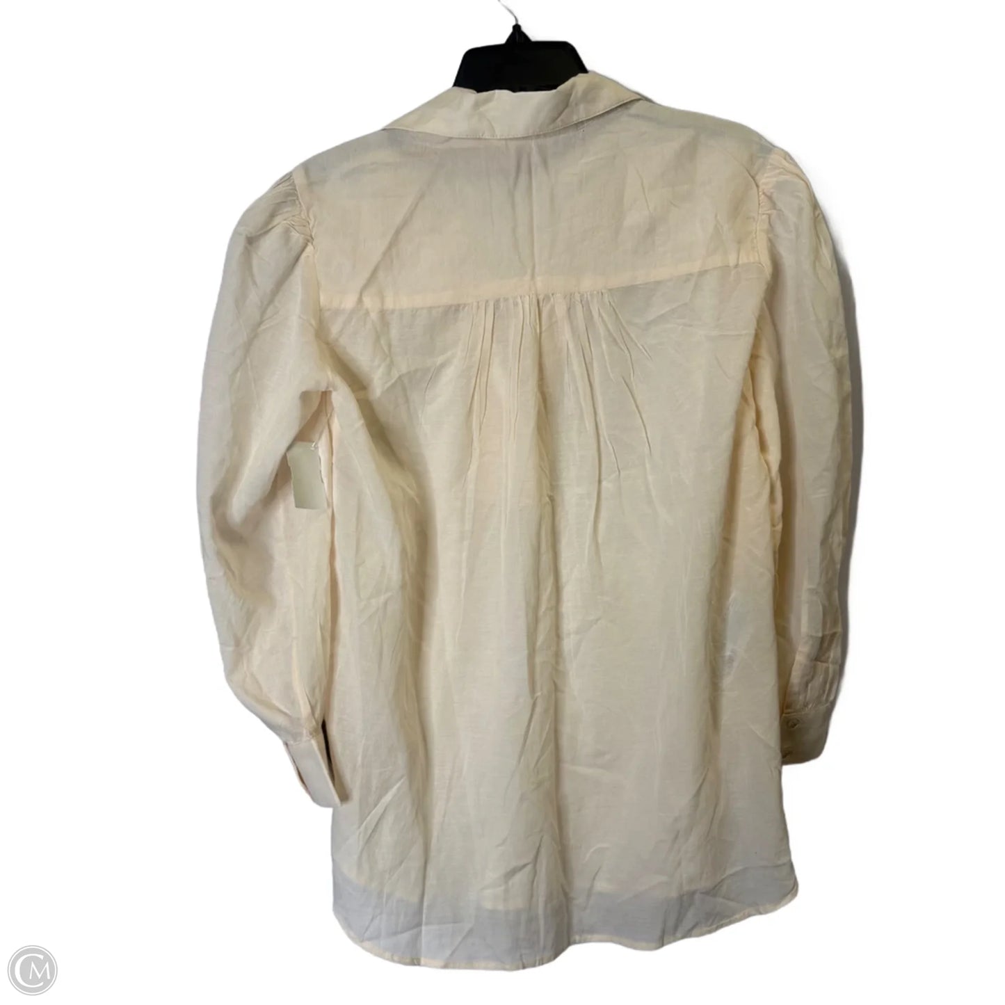 Top Long Sleeve By Mng In Peach, Size: 4