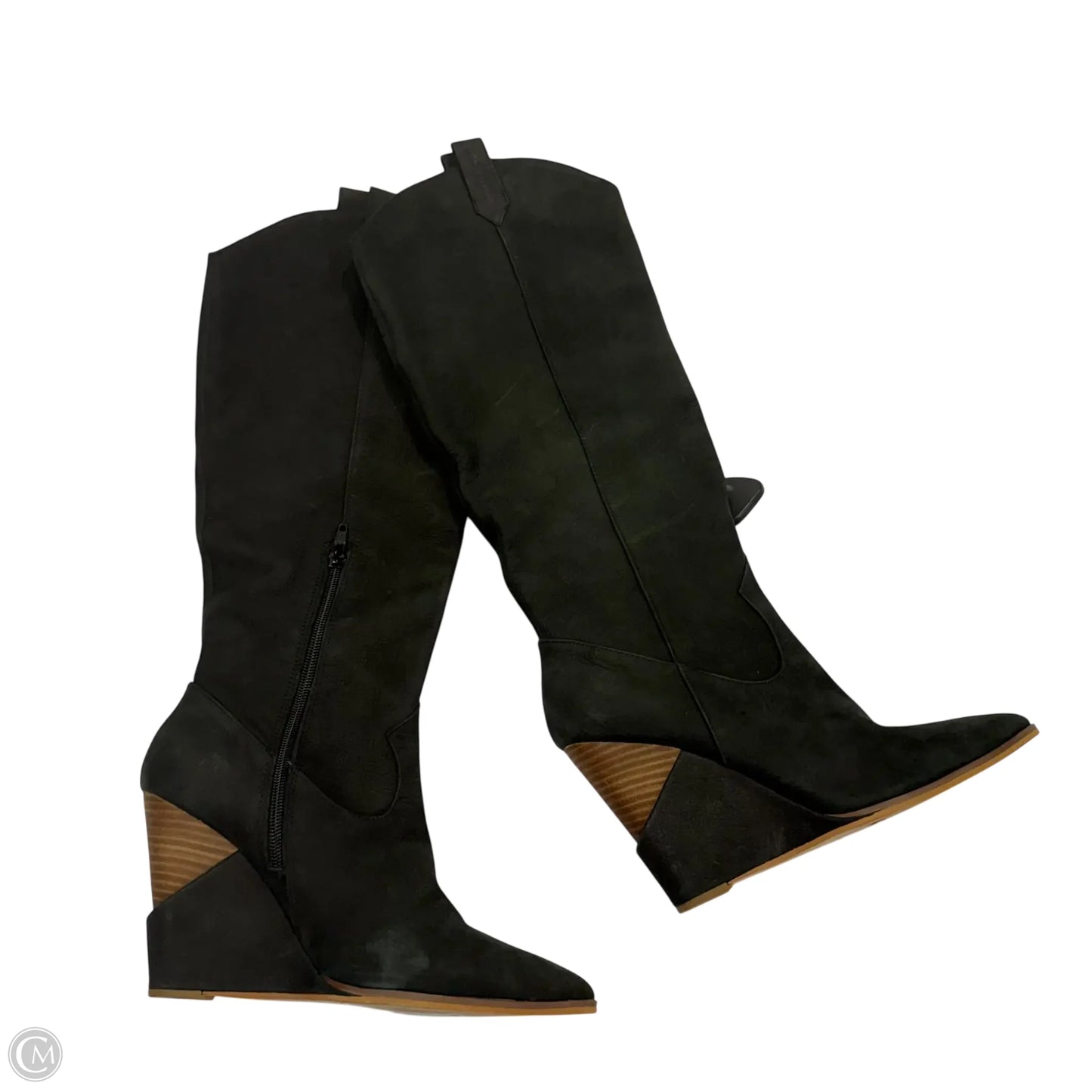 Boots Mid-calf Heels By Jessica Simpson In Black, Size: 8.5