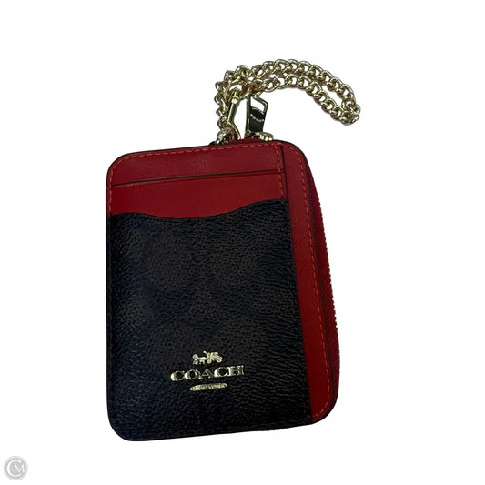 Wallet Designer By Coach, Size: Small