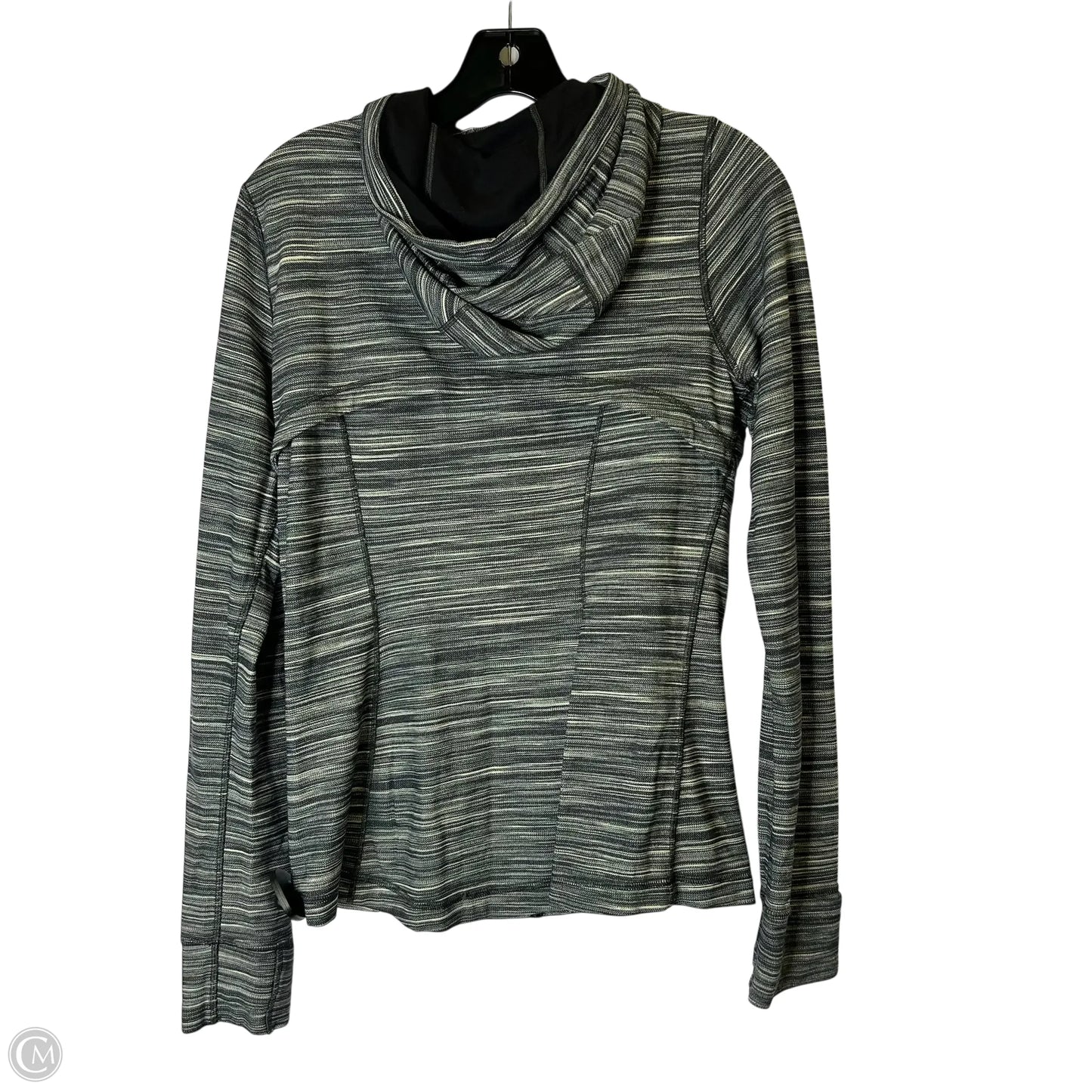 Athletic Jacket By Lululemon In Grey, Size: 10