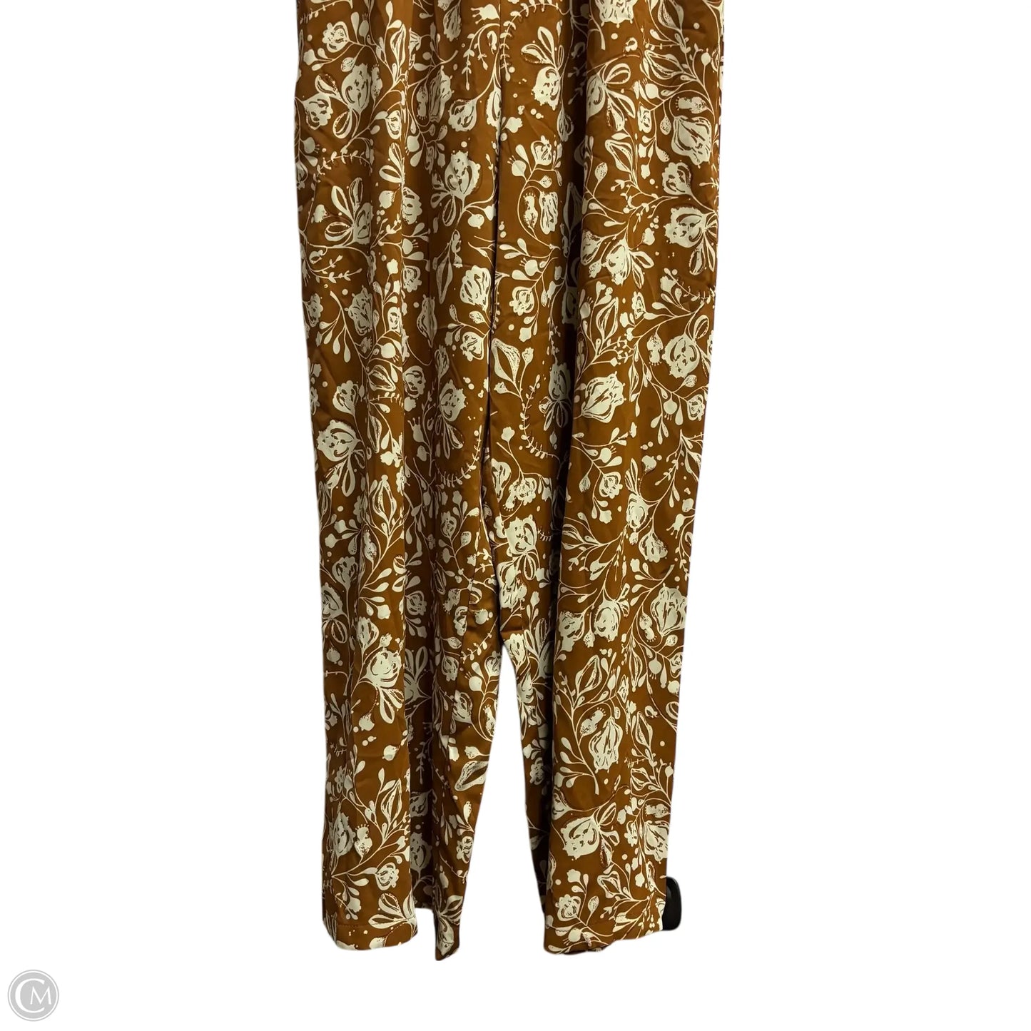 Jumpsuit By Clothes Mentor In Brown, Size: L