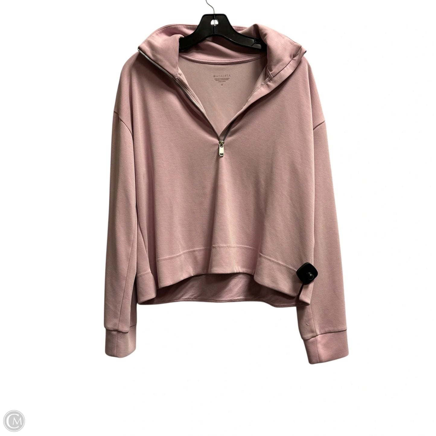 Athletic Sweatshirt Collar By Athleta In Pink, Size: M