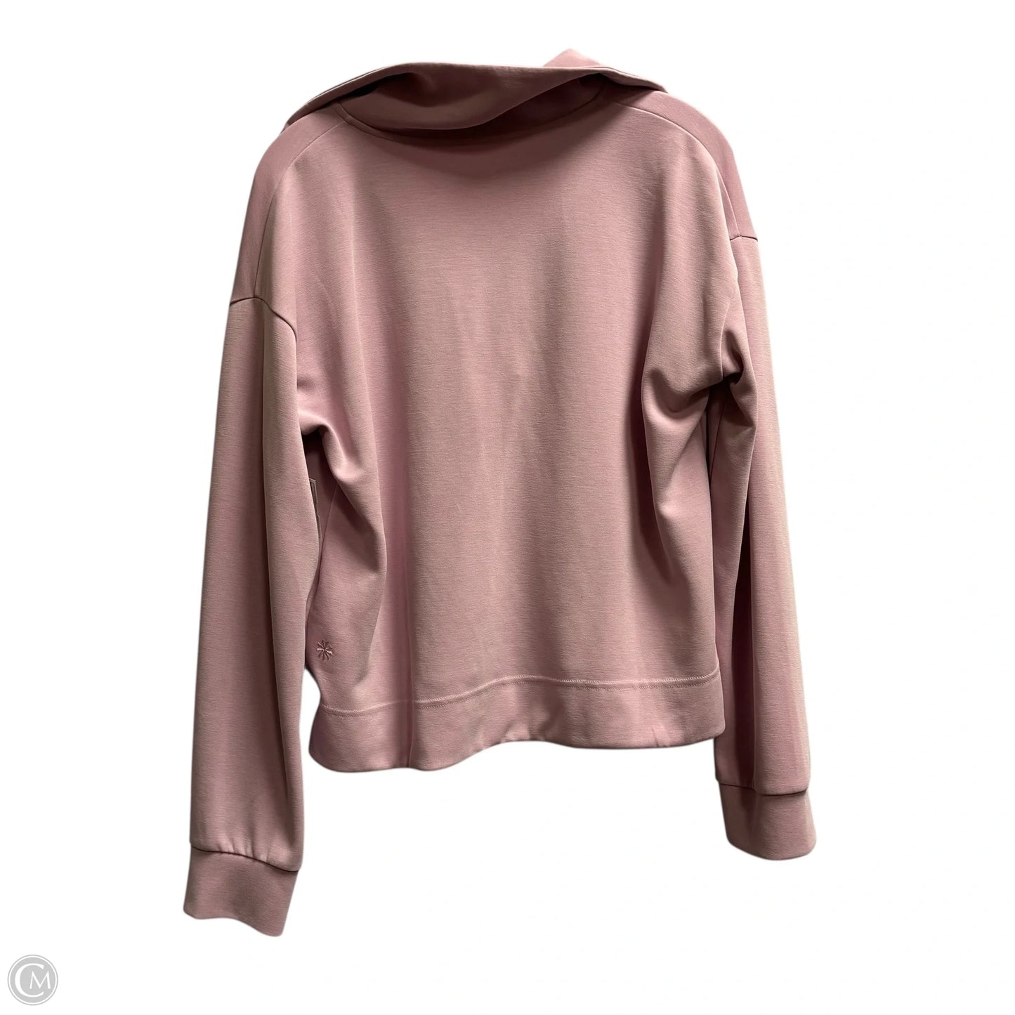 Athletic Sweatshirt Collar By Athleta In Pink, Size: M