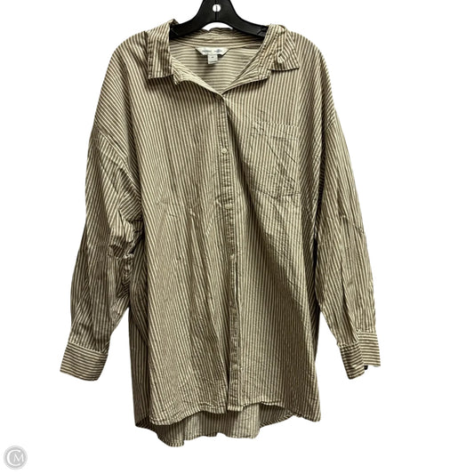 Top Long Sleeve By Old Navy In Striped Pattern, Size: 2x