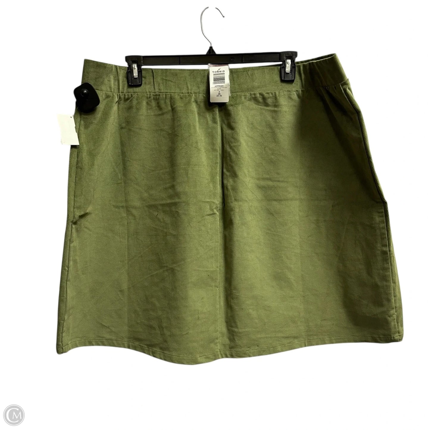 Skirt Mini & Short By Torrid In Green, Size: 3x