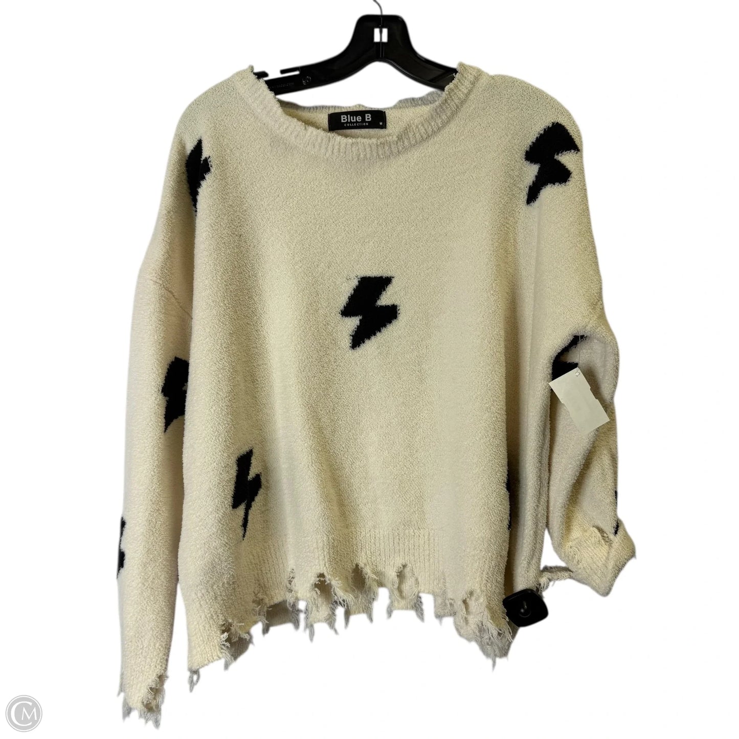 Sweater By Blue B In Cream, Size: M