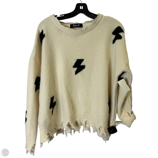 Sweater By Blue B In Cream, Size: M