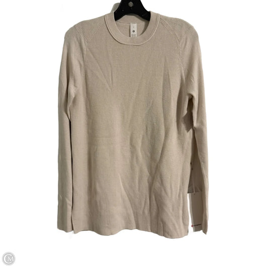 Sweater By Lululemon In Cream, Size: S