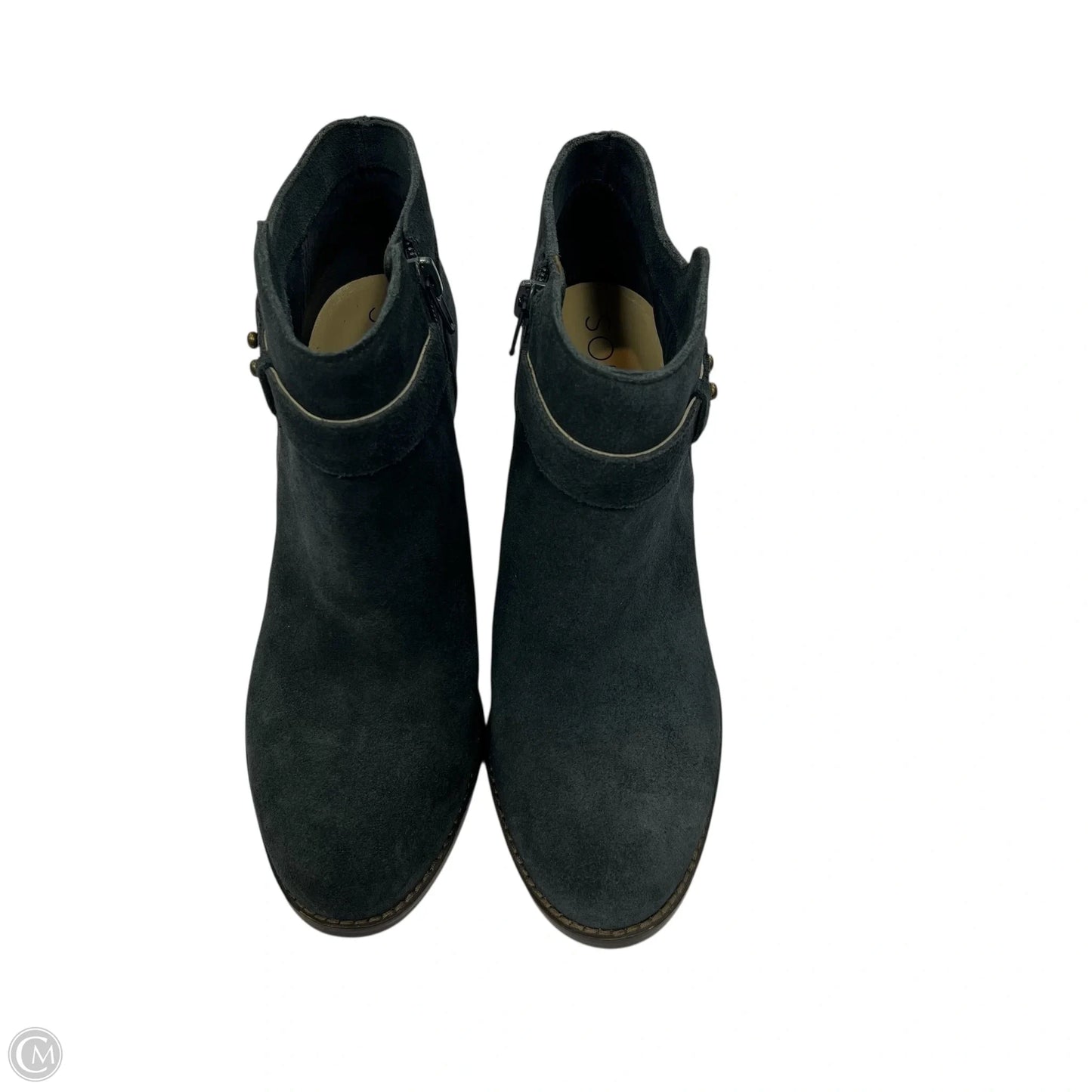 Boots Ankle Heels By Sole Society In Grey, Size: 7