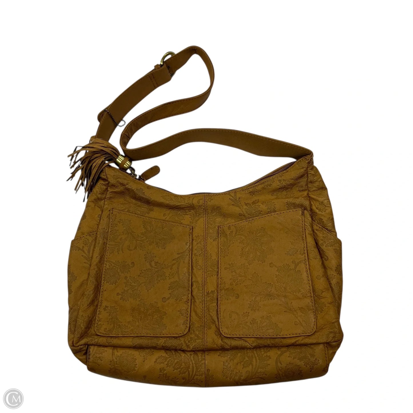 Handbag Leather By Clothes Mentor, Size: Medium