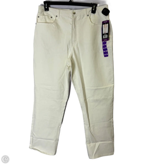 Jeans Straight By Cma In White, Size: 14