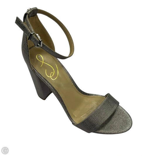 Shoes Heels Block By Sam Edelman In Silver, Size: 7