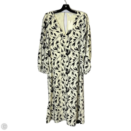 Dress Casual Maxi By Tcec In Black & Cream, Size: S