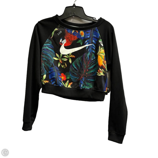 Athletic Sweatshirt Collar By Nike Apparel In Black, Size: Xs