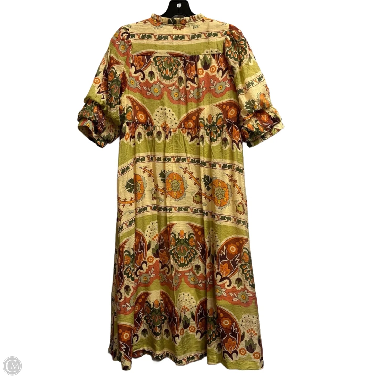 Dress Casual Midi By Umgee In Green & Purple, Size: S