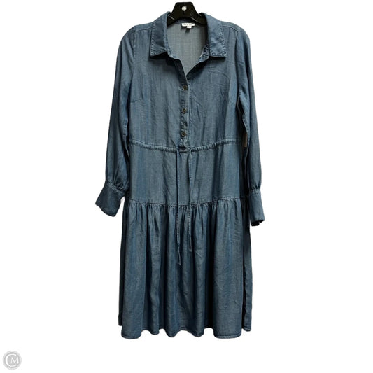 Dress Casual Midi By Wishlist In Blue, Size: S