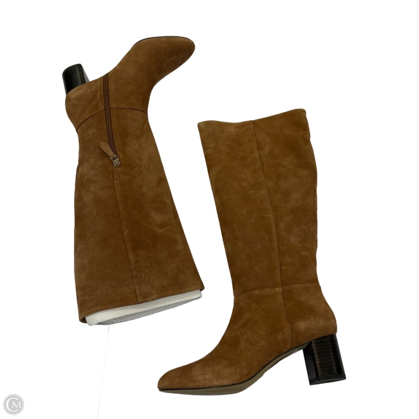 Boots Mid-calf Heels By Talbots In Brown, Size: 8.5