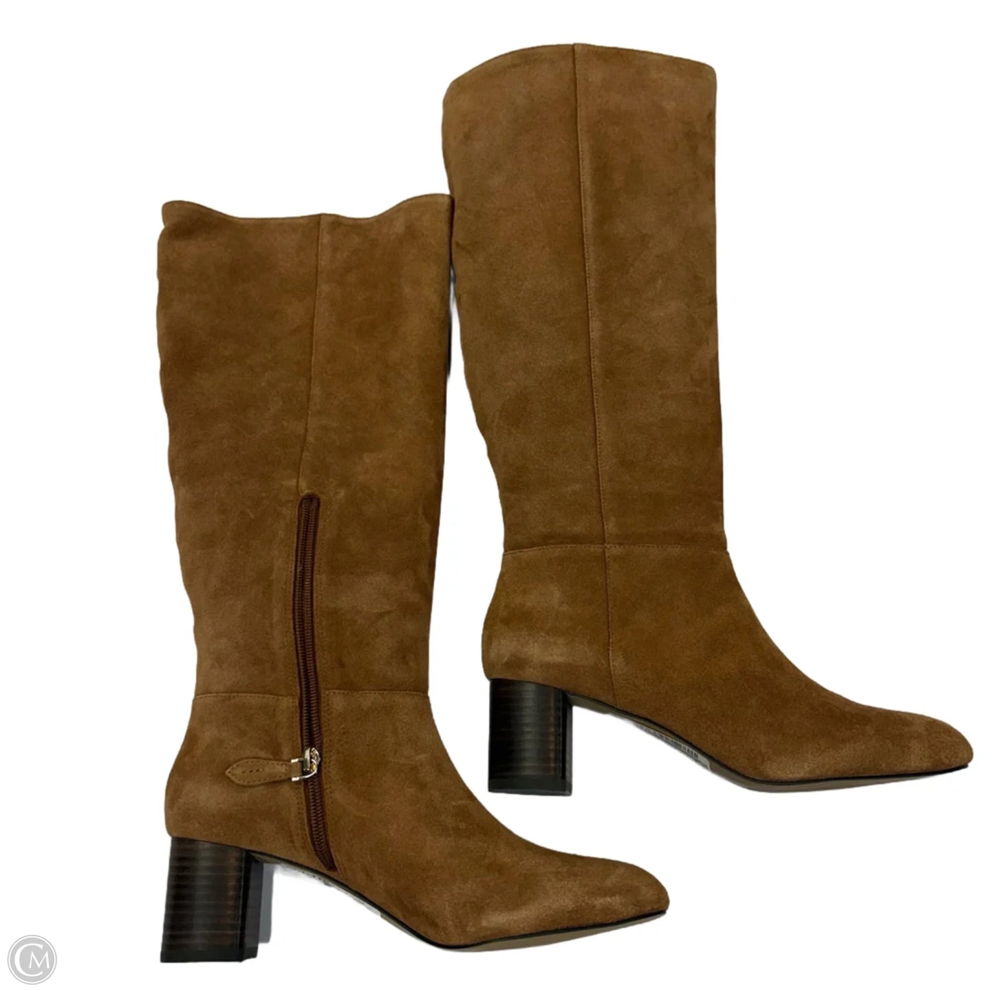 Boots Mid-calf Heels By Talbots In Brown, Size: 8.5