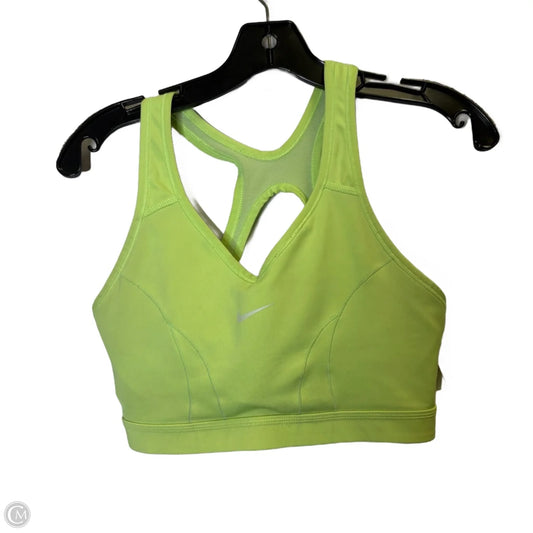 Athletic Bra By Nike Apparel In Green, Size: M