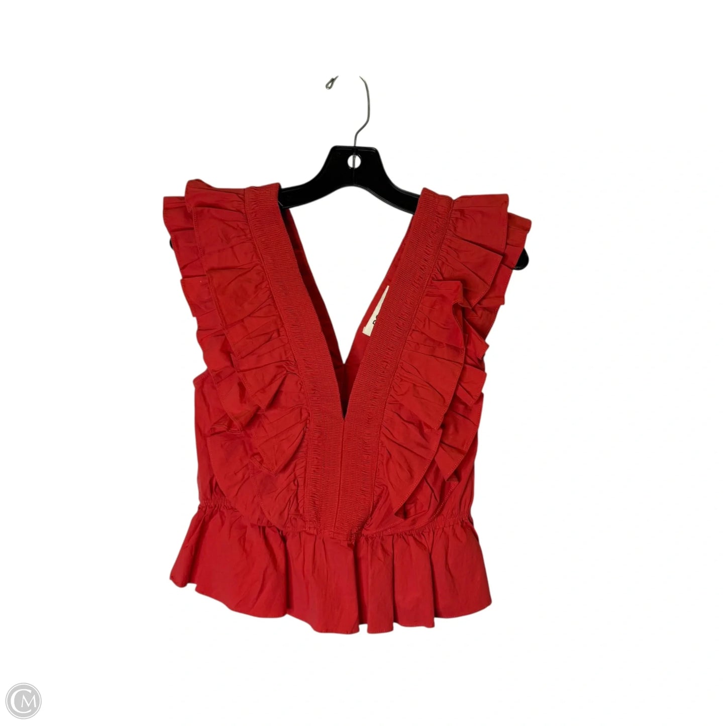 Top Sleeveless By Do + Be In Red, Size: M