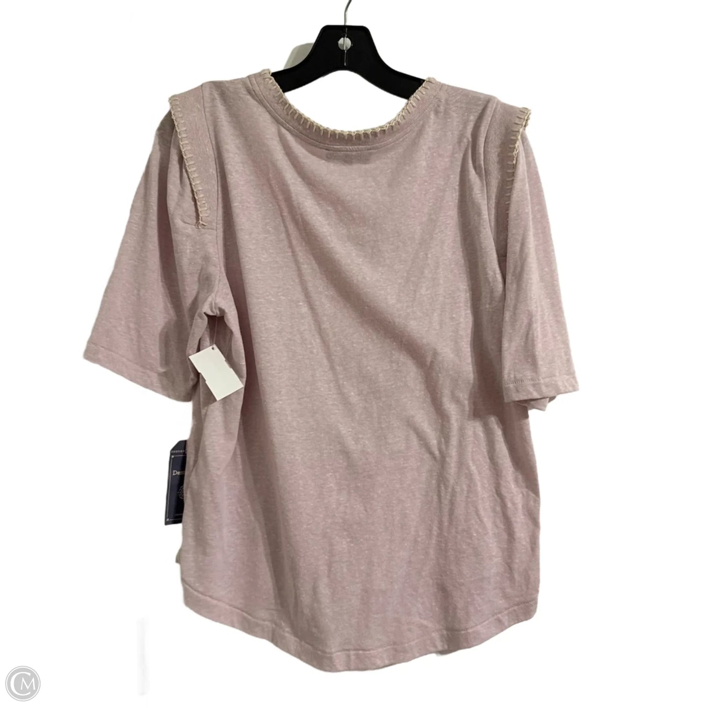 Top Short Sleeve By Democracy In Purple, Size: L