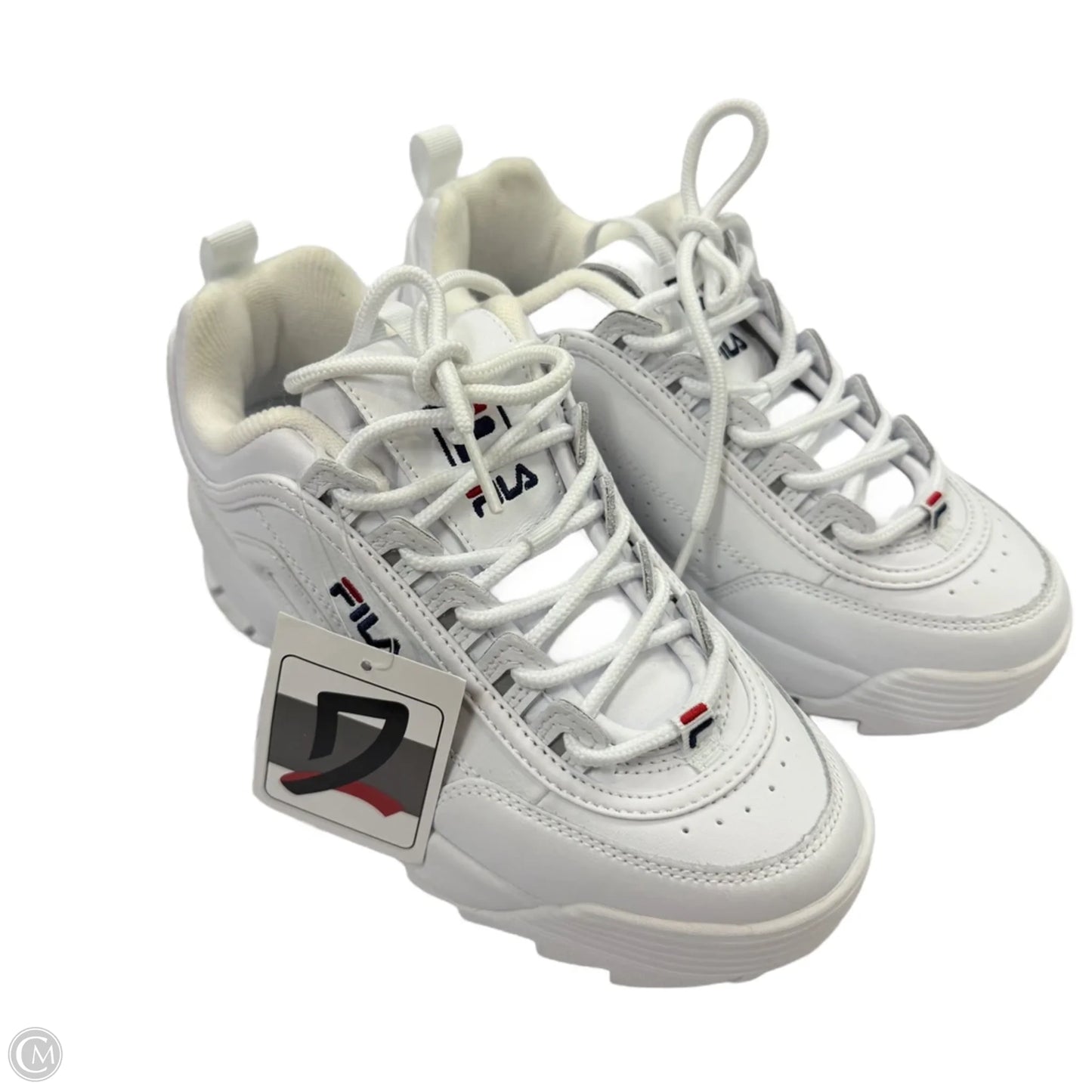 Shoes Athletic By Fila In White, Size: 8