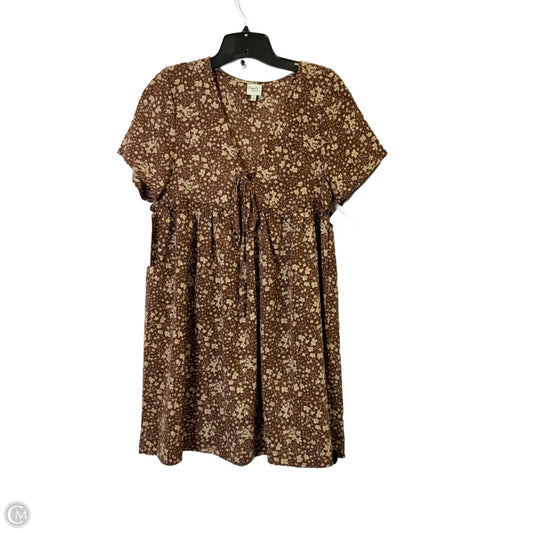 Dress Casual Short By Clothes Mentor In Brown, Size: S