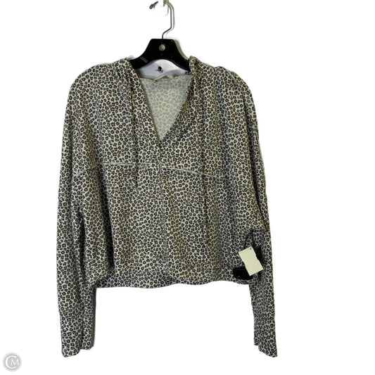 Sweatshirt Hoodie By Altard State In Animal Print, Size: S