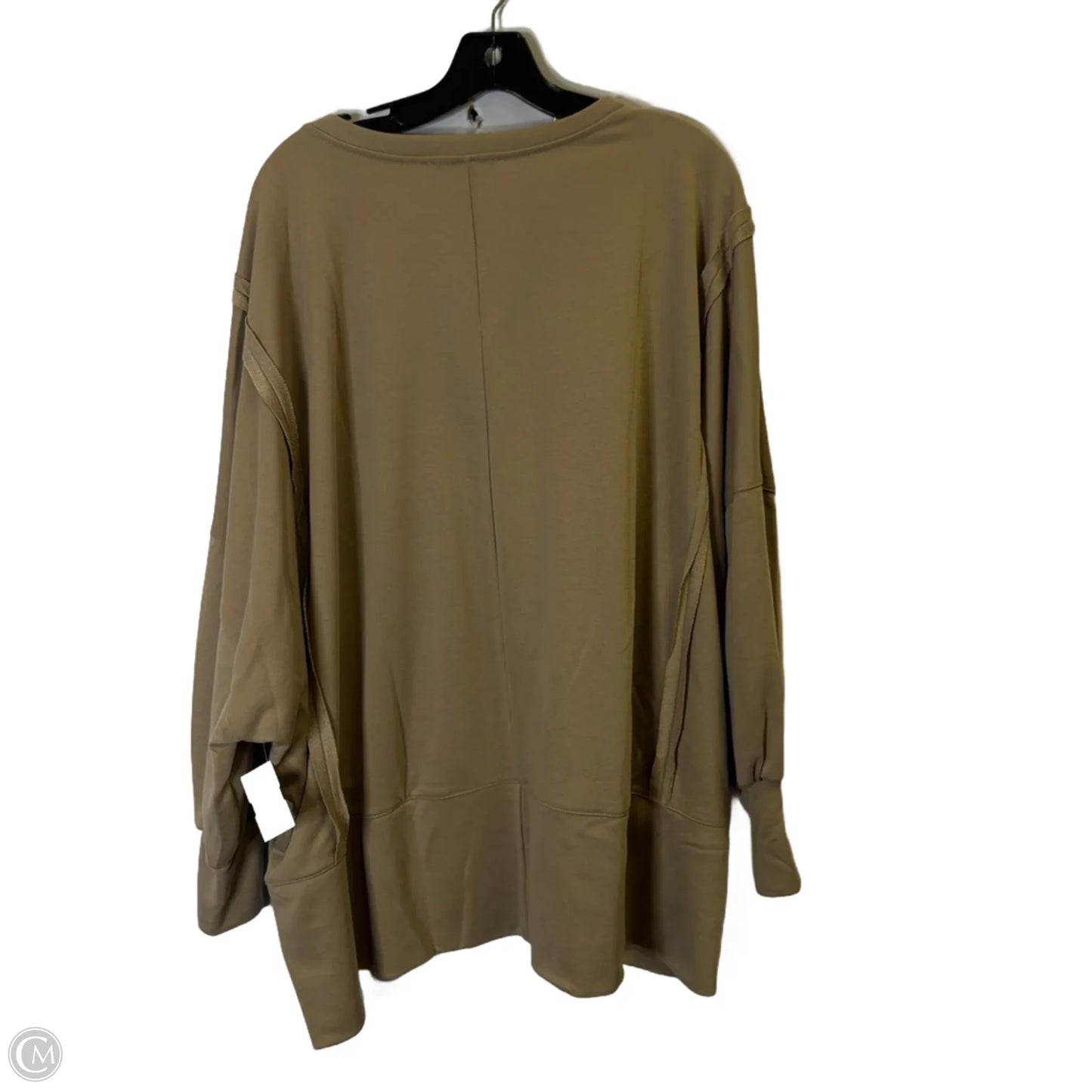 Top Long Sleeve Basic By Hyfve In Brown, Size: L