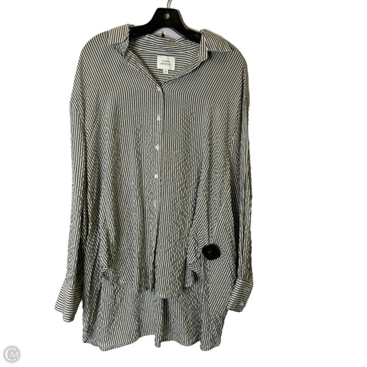 Top Long Sleeve By Clothes Mentor In Striped Pattern, Size: S