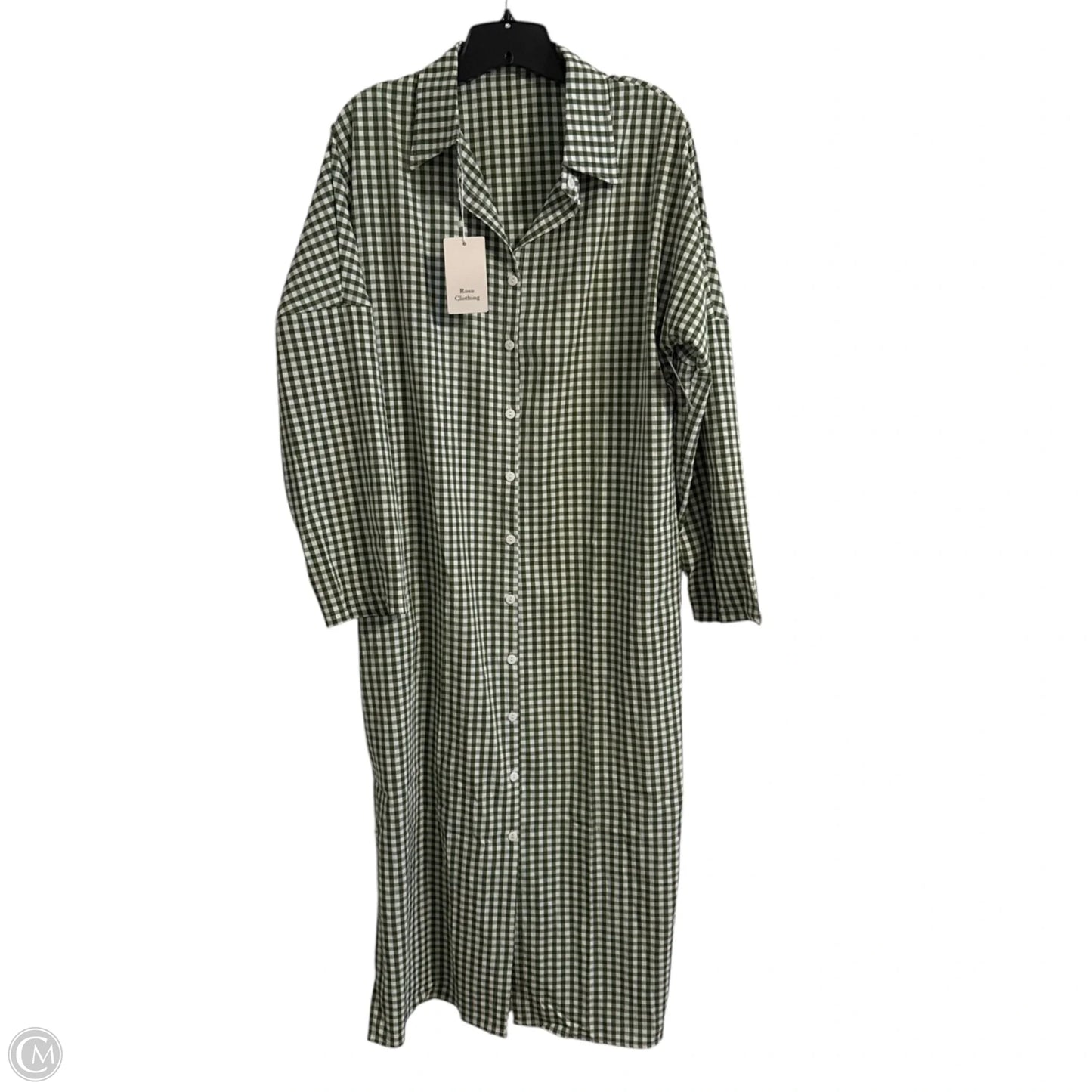 Dress Casual Maxi By Shein In Green, Size: L