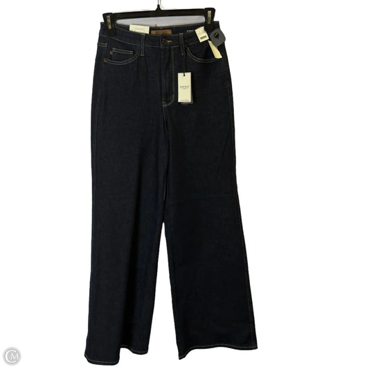 Jeans Flared By Judy Blue In Blue Denim, Size: 8