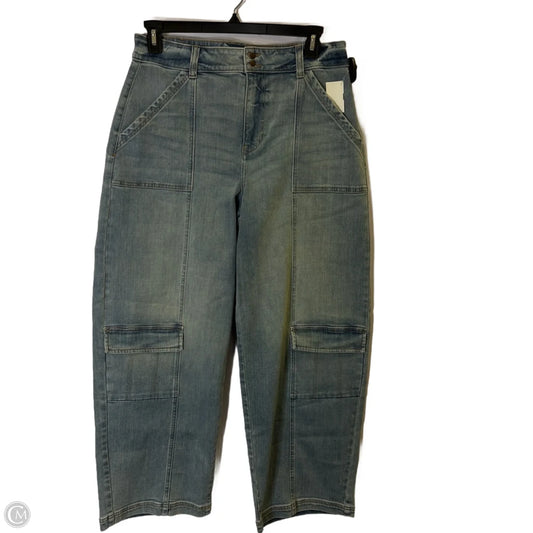 Jeans Wide Leg By Venus In Blue Denim, Size: 12