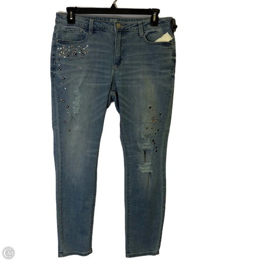 Jeans Skinny By Ana In Blue Denim, Size: 14