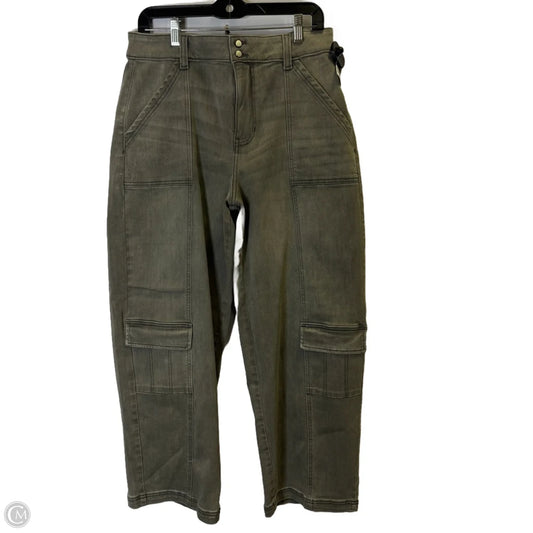 Jeans Straight By Venus In Grey Denim, Size: 12