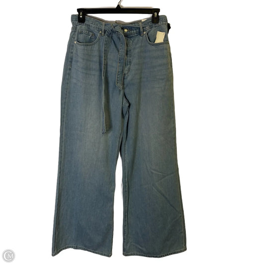 Jeans Wide Leg By Loft In Blue Denim, Size: 12