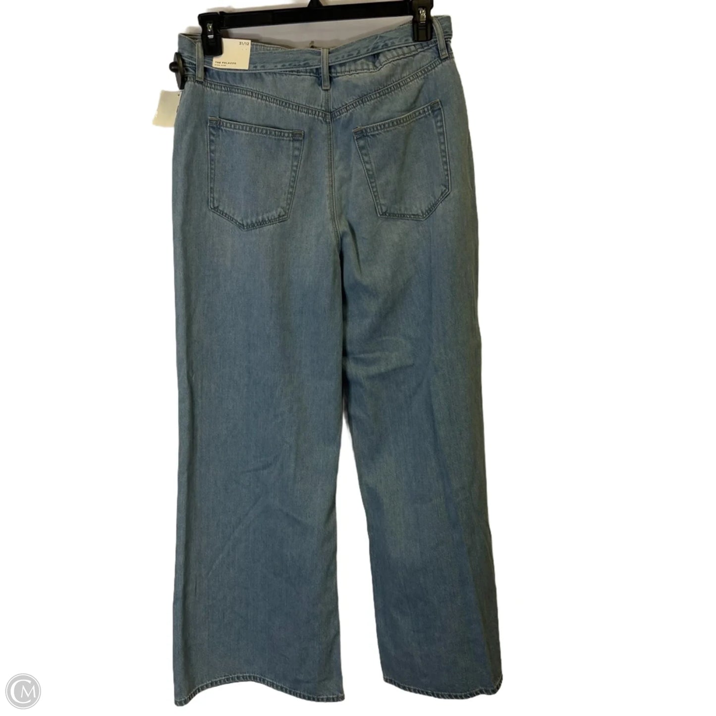 Jeans Wide Leg By Loft In Blue Denim, Size: 12