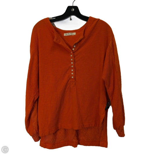 Top Long Sleeve By We The Free In Orange, Size: S