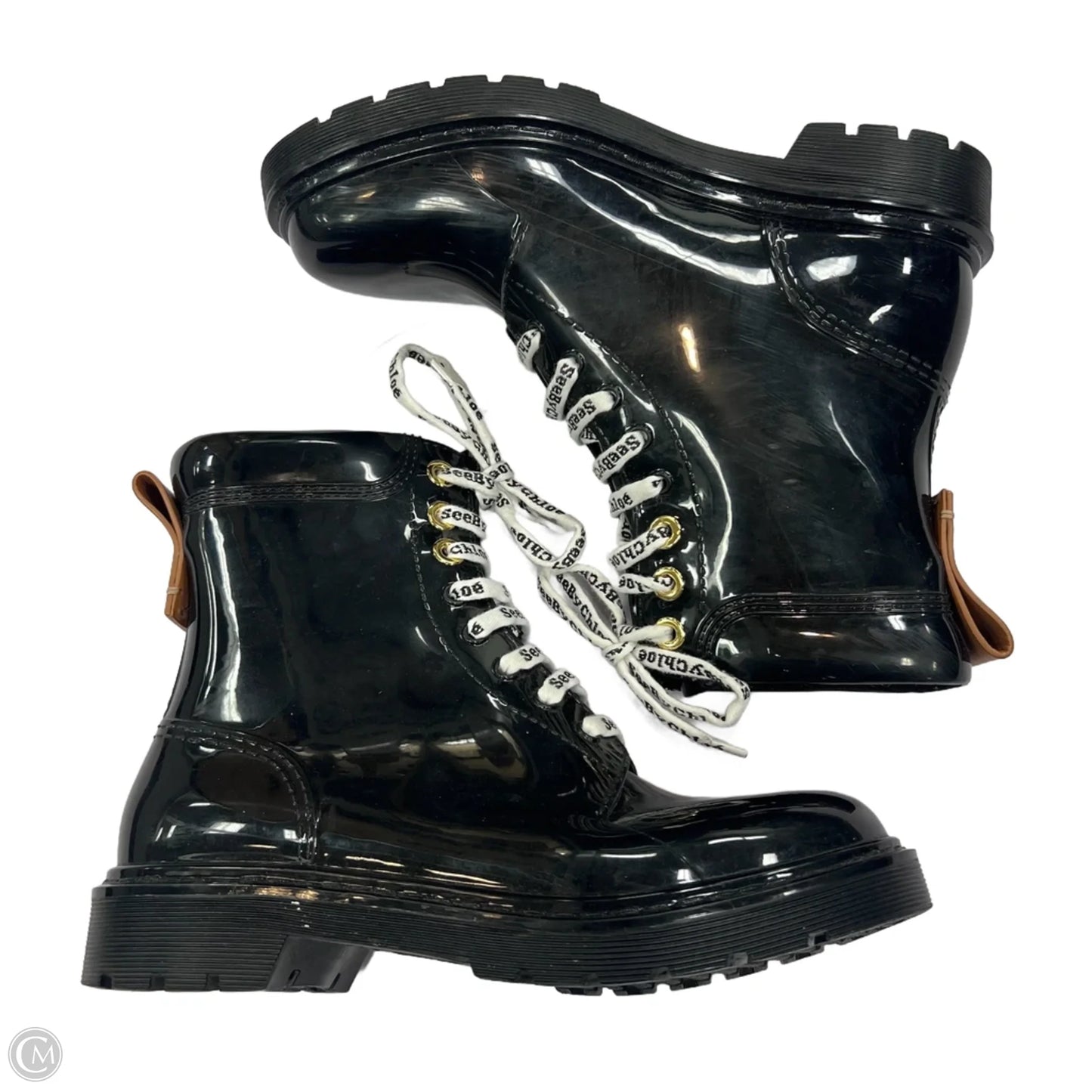 Boots Designer By See By Chloe In Black, Size: 8