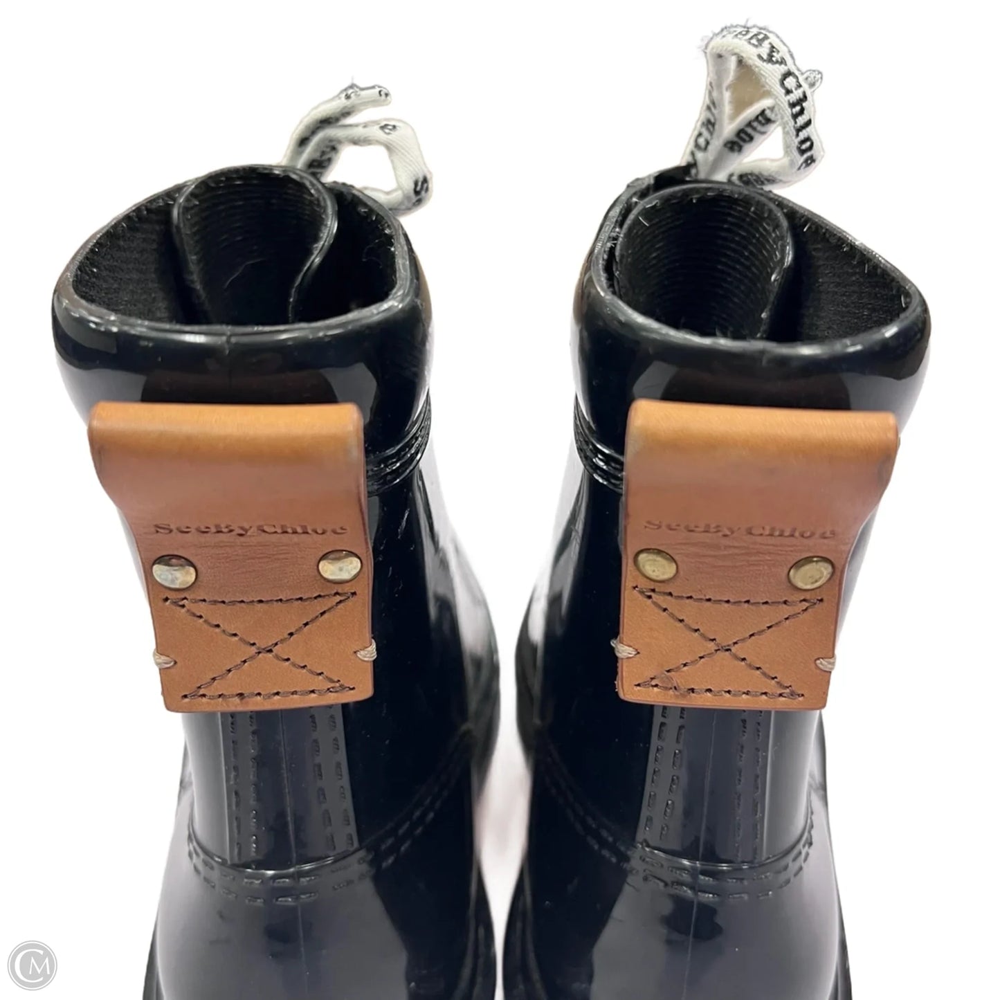 Boots Designer By See By Chloe In Black, Size: 8