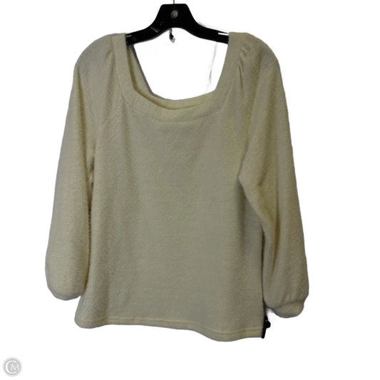 Sweater By C And C In Cream, Size: M