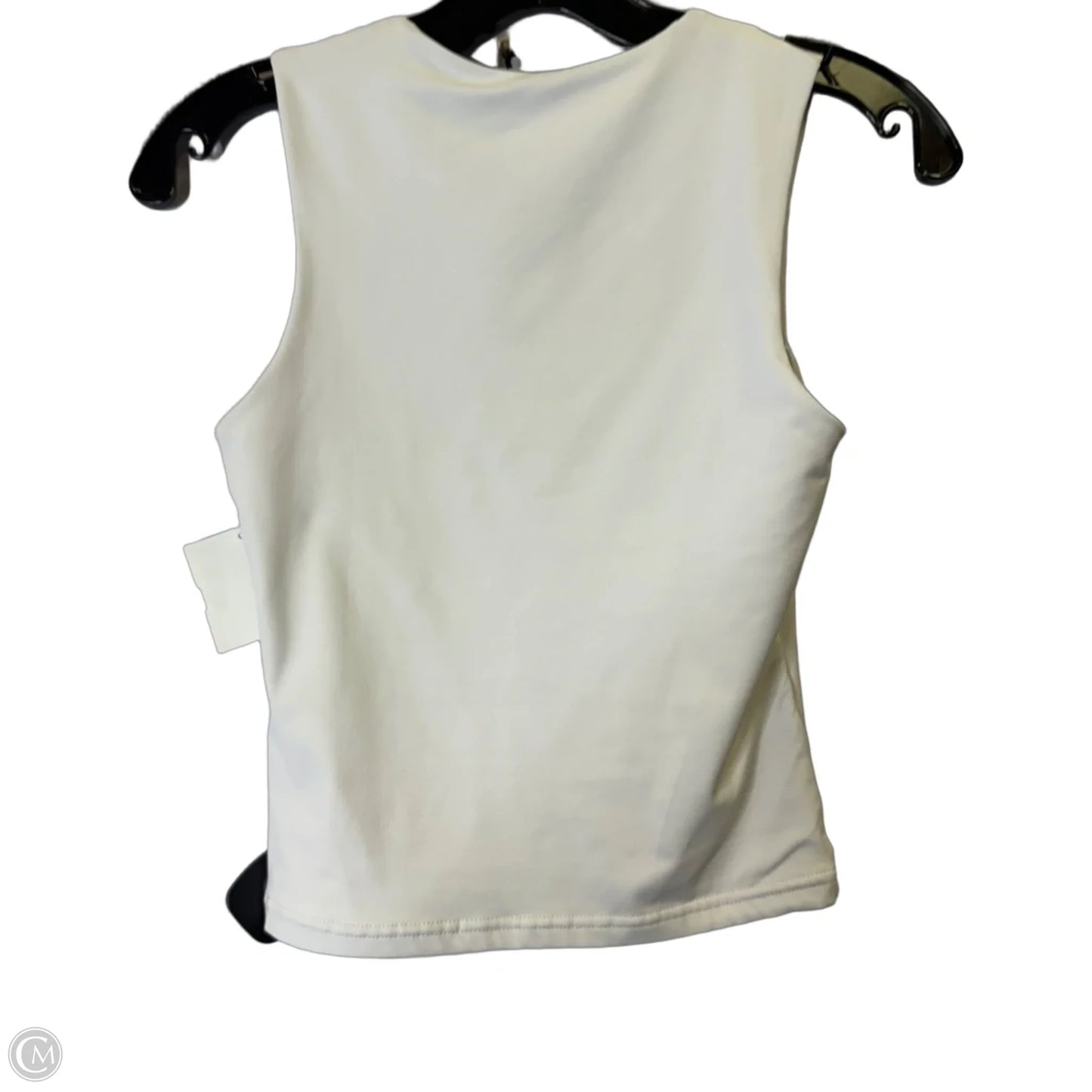 Top Sleeveless By Clothes Mentor In White, Size: S