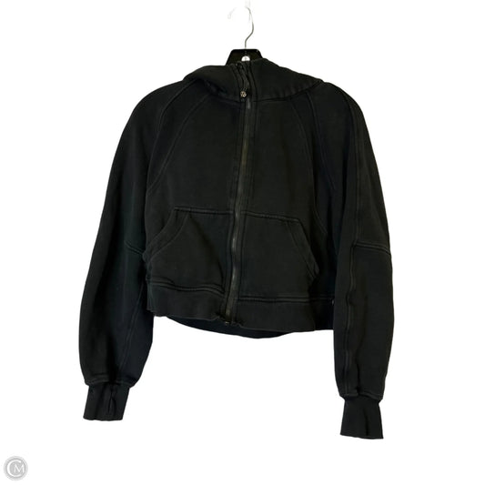 Athletic Jacket By Lululemon In Black, Size: Xs